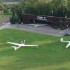 Blick auf den Flugplatz